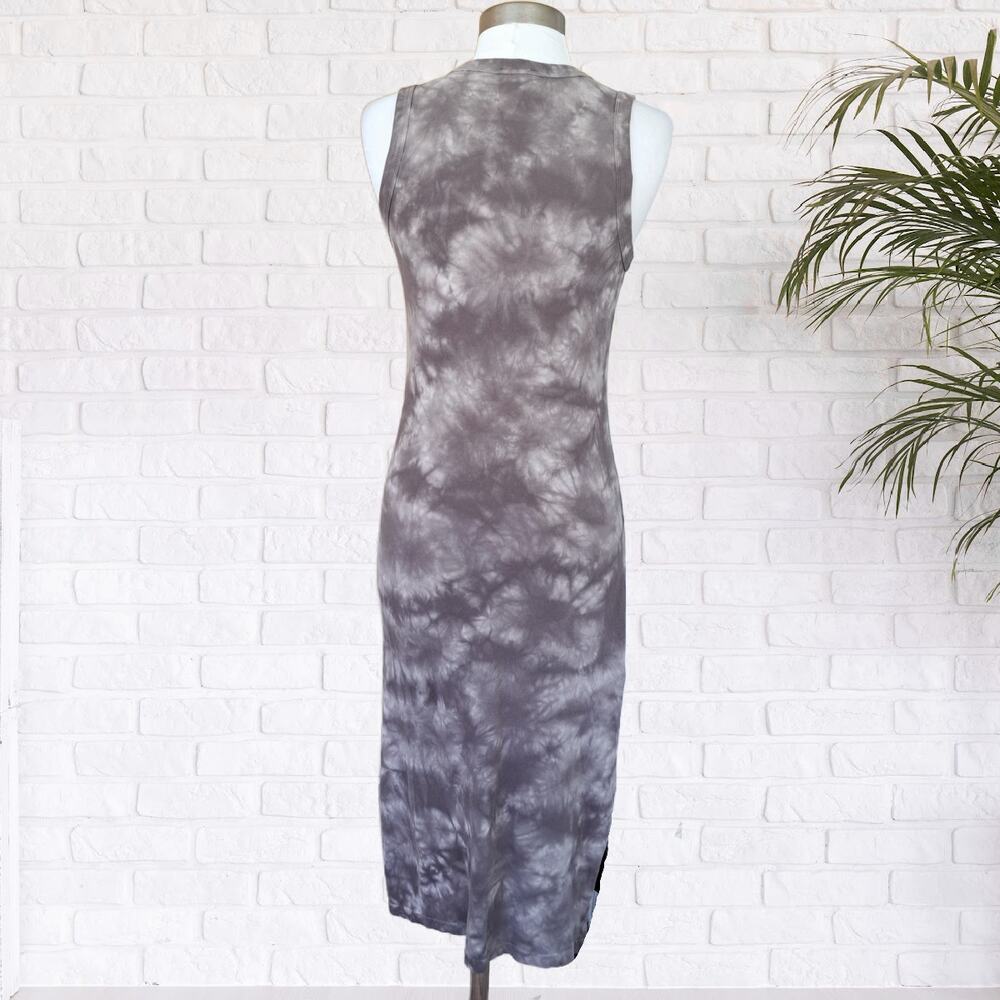 RAILS Tie Dye Tank Midi Dress Size XS in Gray Fog Casual Boho - Picture 3 of 10